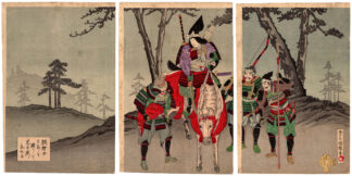 THE FEMALE WARRIOR TOMOE GOZEN (Utagawa Kuniteru III)
